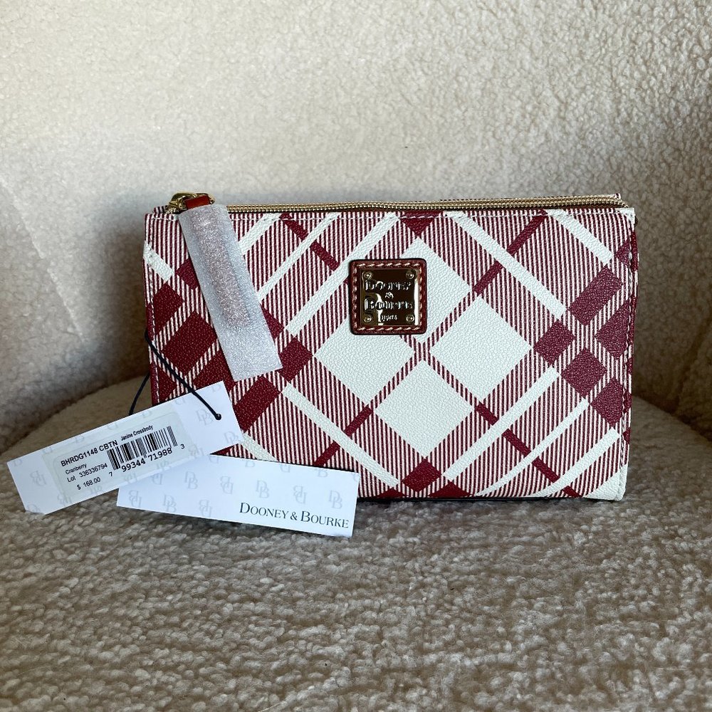 Dooney & Bourke Janine Crossbody Cranberry NWT